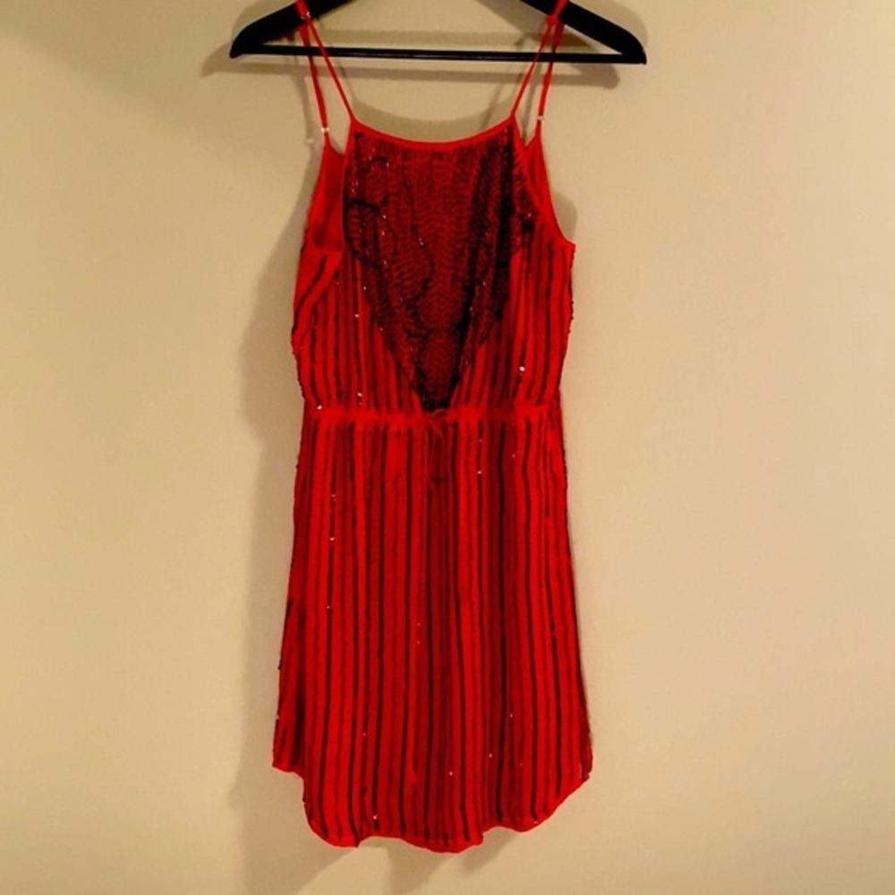 Rory Beca Red Beaded Dress